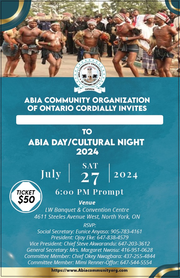 Abia community Canada 2024